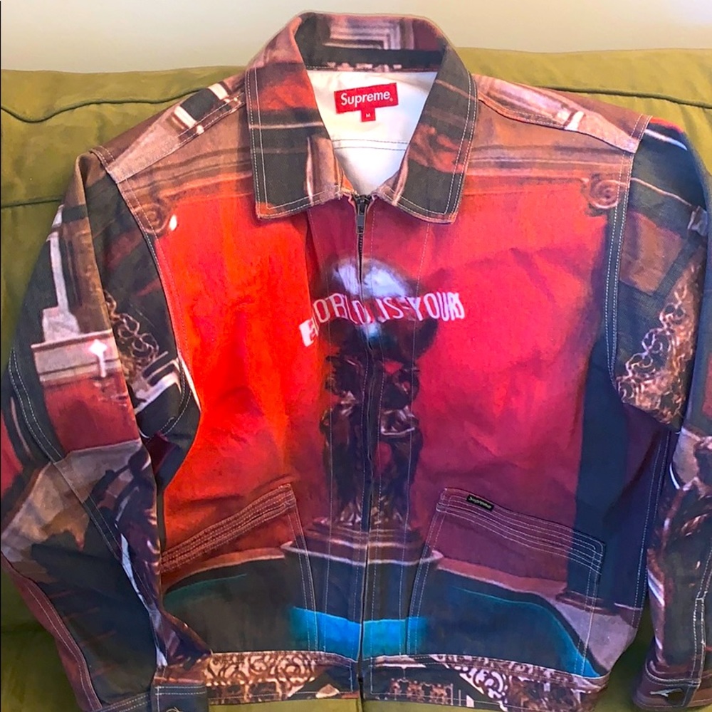 Supreme “Scarface world is yours” denim jacket